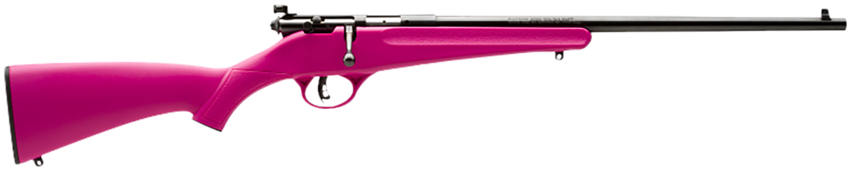 Savage Rascal Youth 22 LR 16.13" 1-Rd Bolt Action Rifle - Pink