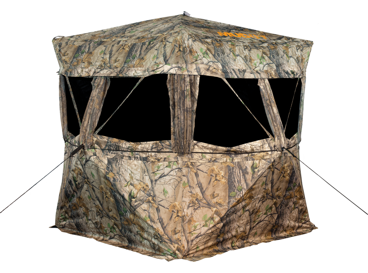 Muddy VS360 Ground Blind 77 in x 70 in Camo Pop-Up Hunting Blind