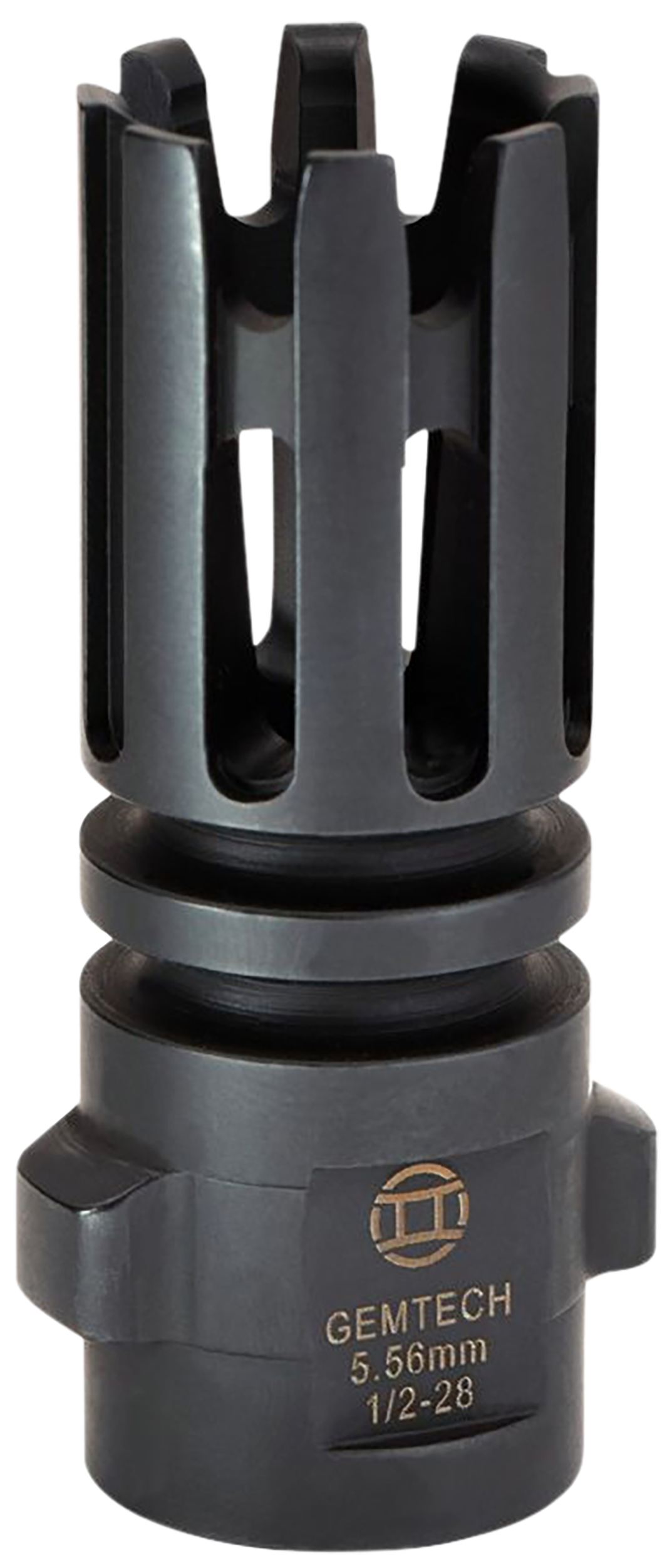 Gemtech Quickmounts Flash Hider 5.56x45mm NATO 1/2x28 Black Steel - AR Platform
