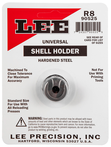 Lee 90525 Universal Shell Holder #8R 32 Win / 348 Win / 40-65 / 45-70 Government