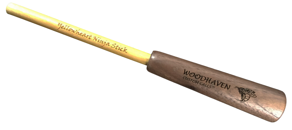 WoodHaven Custom Calls WH085 Ninja Stick Walnut Striker Turkey Call
