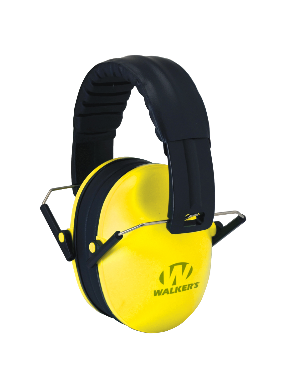 Walkers Game Ear Baby & Kids Folding Muff 23 dB Over the Head Yellow/Black Polymer
