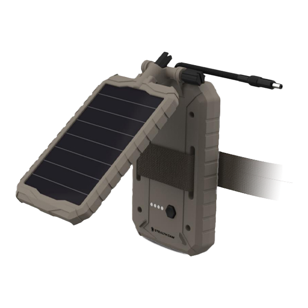 Stealth Cam STCSOLP3X10 Solar Power Panel 3000mAh 12V Weatherproof