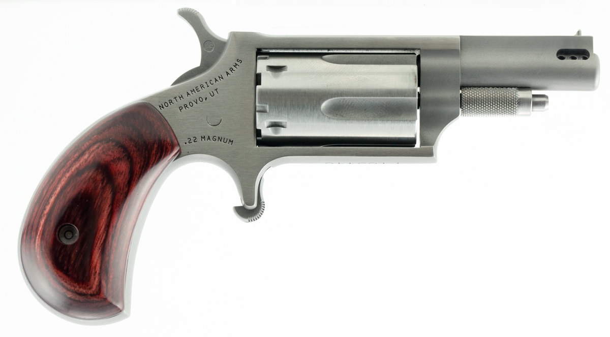 NAA 22MCP Mini-Revolver 22 WMR/22 LR 1.63" 5-Shot SAO Ported
