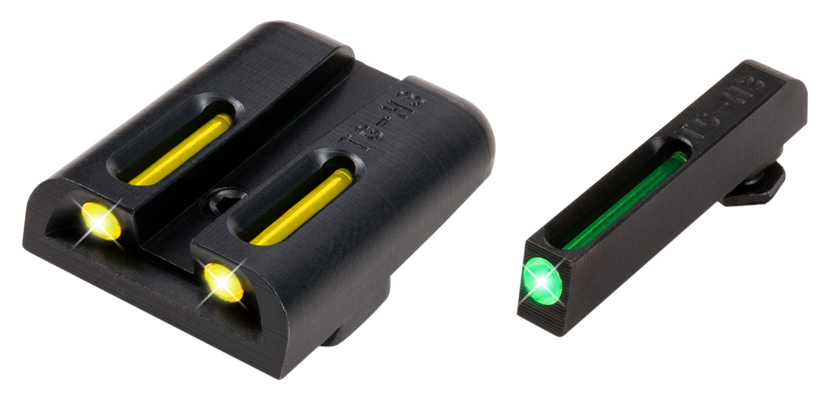 TruGlo TG131GT2Y Brite-Site TFO Night Sight Set - Glock 20/21 High - Black Nitride