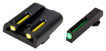 TruGlo TG131GT2Y Brite-Site TFO Night Sight Set - Glock 20/21 High - Black Nitride