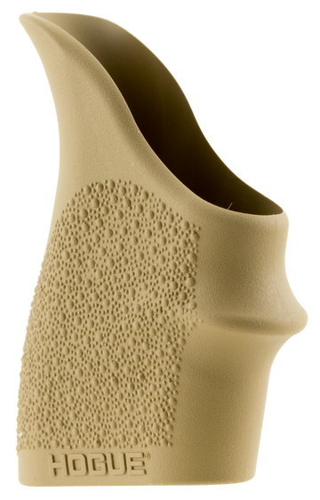 Hogue HandAll Beavertail Grip Sleeve Textured Flat Dark Earth Rubber for Glock 26, S&W M&P Shield, Ruger LC9