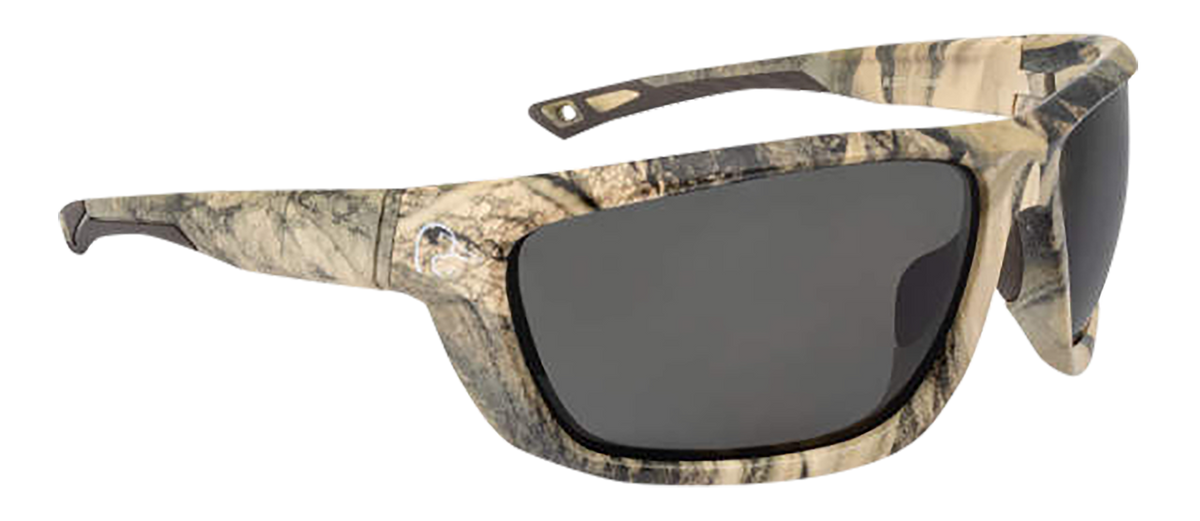 Radians DUFF1402PC Shooting Glasses Smoke Gray Lens Mossy Oak Frame
