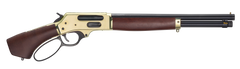 Henry Axe H018BAH410 .410 Bore 5+1 15.14" Lever-Action Shotgun - Polished Brass Receiver, American Walnut