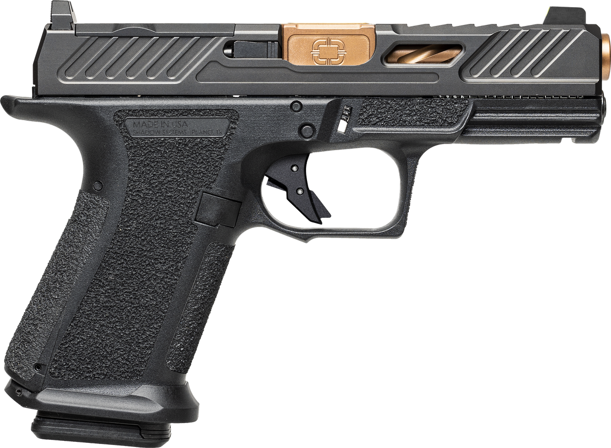 Shadow Systems MR920 Elite 9mm Luger 4" 10+1 Semi-Auto Pistol - Black/Bronze