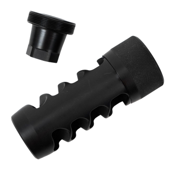 Area 419 Hellfire Match Self Timing Muzzle Brake 6mm 5/8x24 Black Nitride