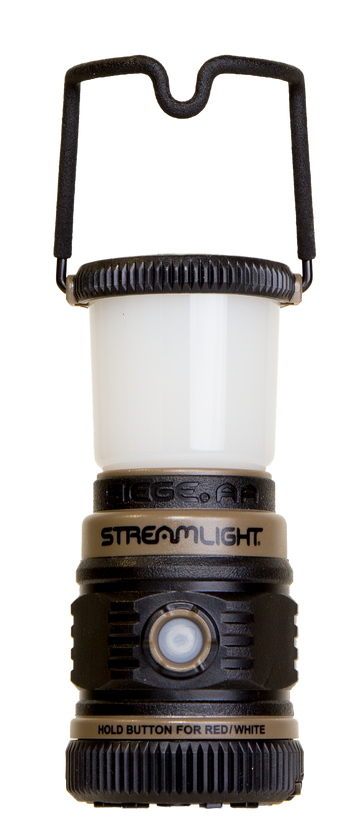 Streamlight Siege AA 50/100/200 Lumen White/Red LED Lantern - Coyote