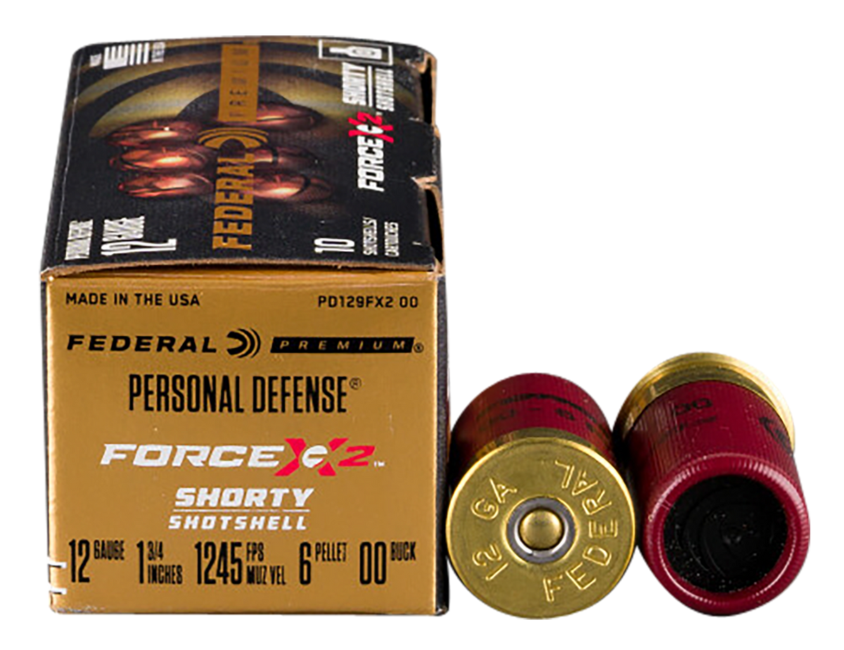Federal Premium Force X2 12 Gauge 1.75" 6 Pellet 00 Buck Shot 10 Rd - Box or Case