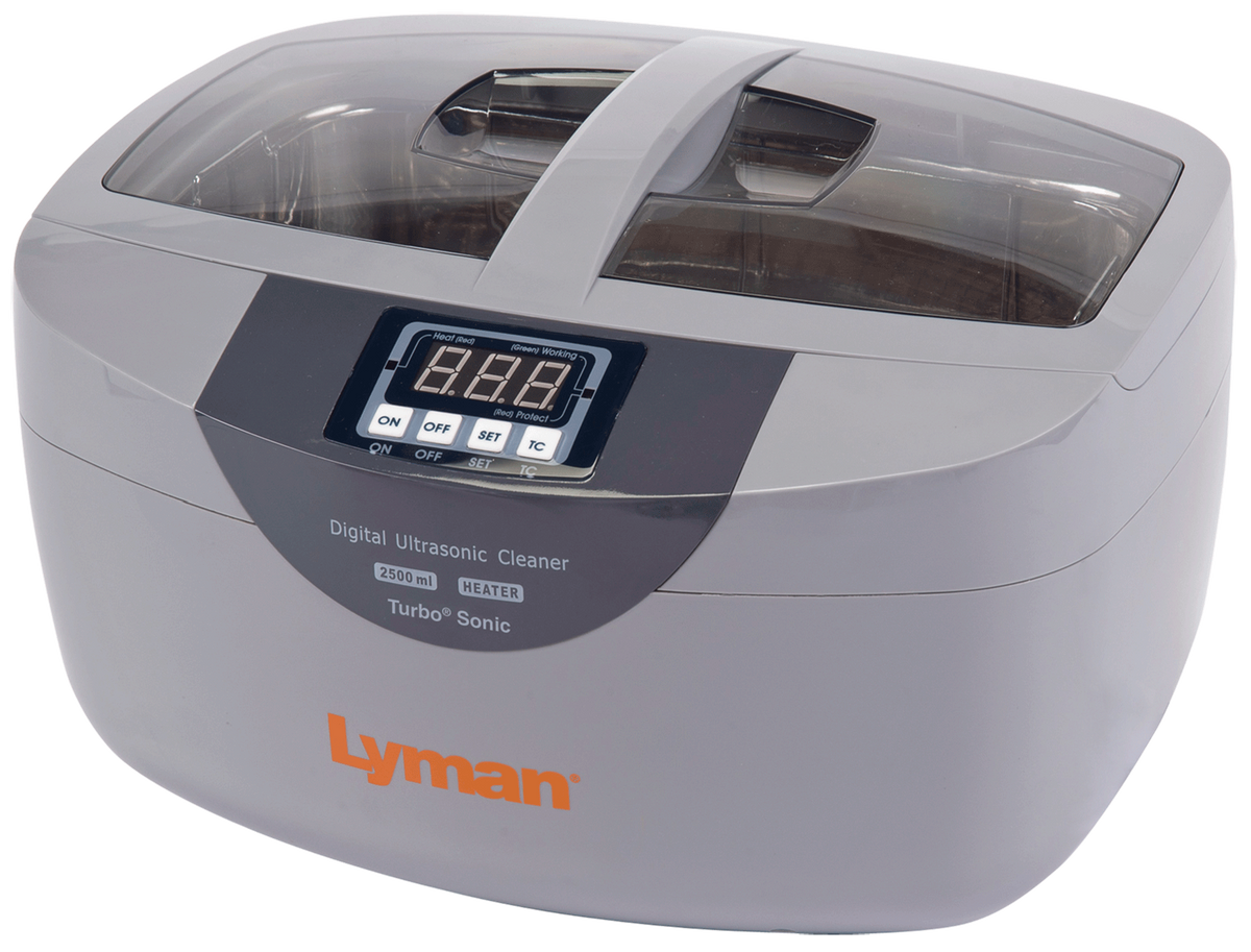 Lyman Turbo Sonic 2500 Ultrasonic Case Cleaner 2.6 qt Gray