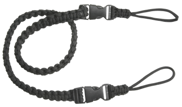 Outdoor Connection Bino-Strap 0.63" W x 32.50" L Black Paracord