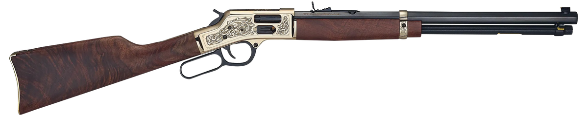 Henry H006GMD Big Boy Side Gate Deluxe 357 Mag/38 Special 20" 10+1 Lever-Action Rifle - Engraved Brass Receiver