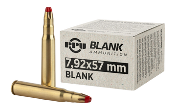 TR&Z PPU PPB73 7.9x57 Blank 20rd Box - 25 Bx/Case (500 Rds)