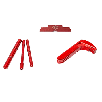 Cross Armory CRG4OKRD 3 Piece Kit Extended Glock Gen4 Red Anodized
