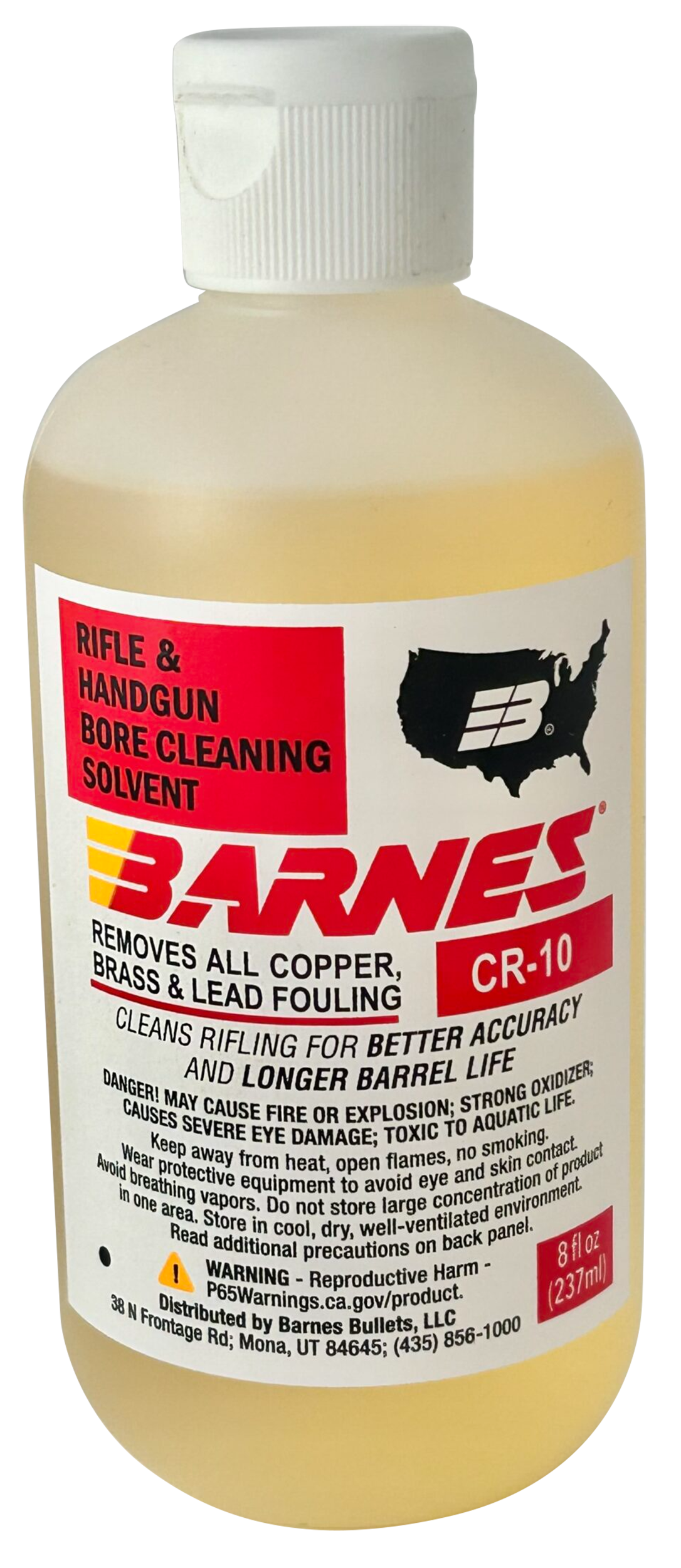 Barnes Bullets CR-10 Bore Cleaner 8 oz Squeeze Bottle