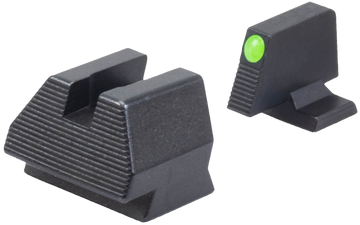HK Night Sight Set Fixed Extended Green Tritium - Fits H&K VP9 OR 9mm Luger