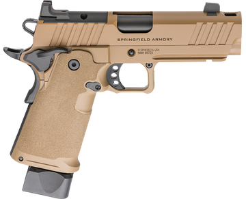 Springfield Armory 1911 DS Prodigy Comp 9mm Luger 4.25" 20+1 Semi-Auto Pistol - Coyote Brown