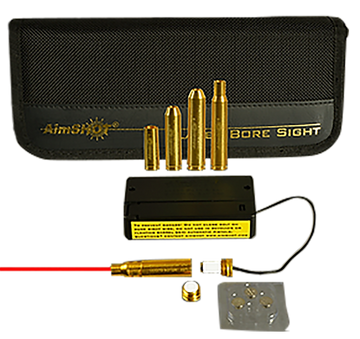 AimShot MBSKIT3 Modular Rifle Boresighter Kit 243 Win/308 Win/7.62x54mm Chamber Brass
