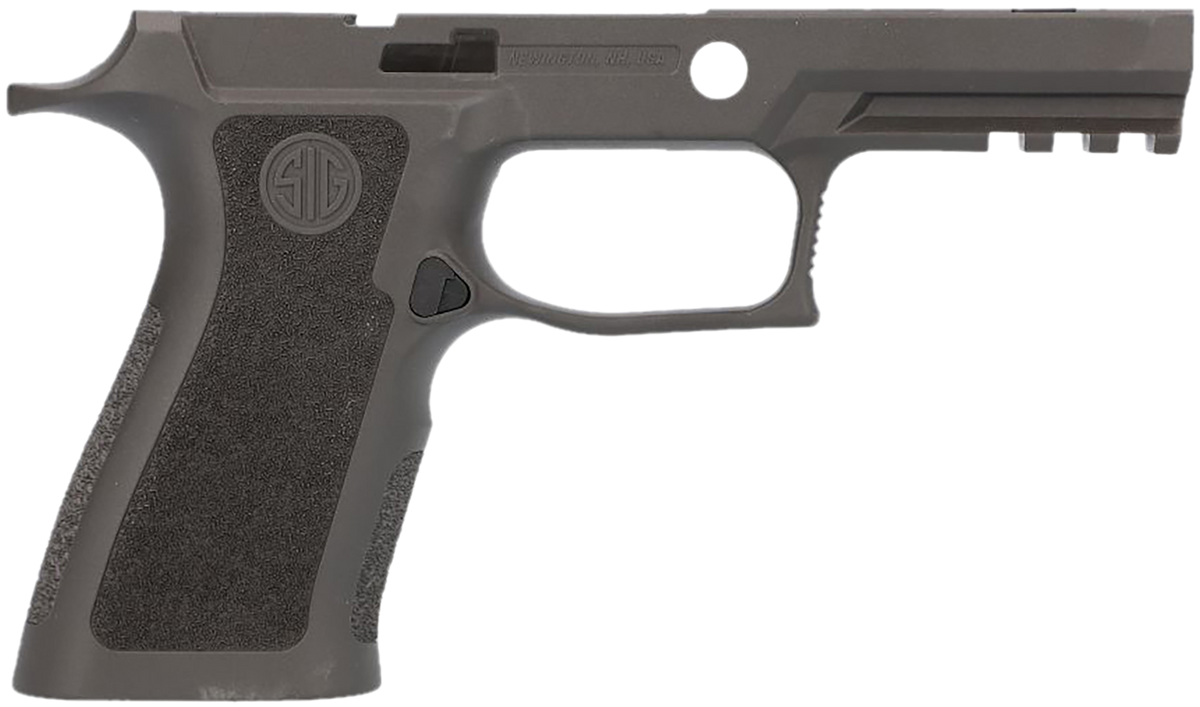 Sig Sauer P320 XCarry TXG Grip Module Assembly Grey Polymer