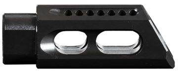 Yankee Hill 3085MBA Slant Muzzle Brake .30 Cal 5/8x24 Black Steel 2.75"