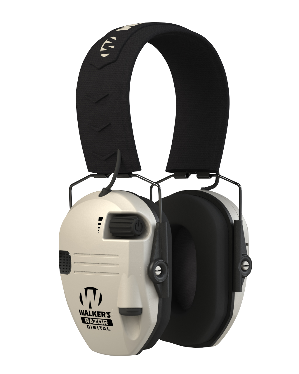 Walkers Game Ear Razor PRO Digital Electronic Muff 23 dB Over the Head Bone/Black Polymer