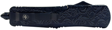 Templar Knife MMDG131 Gen II Maiden Gloss Slim 3.43" OTF Dagger Plain 440C Black Oxide Stonewashed Aluminum Handle