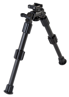Caldwell Accumax Premium Pic Rail Bipod 6-9" Black Carbon Fiber