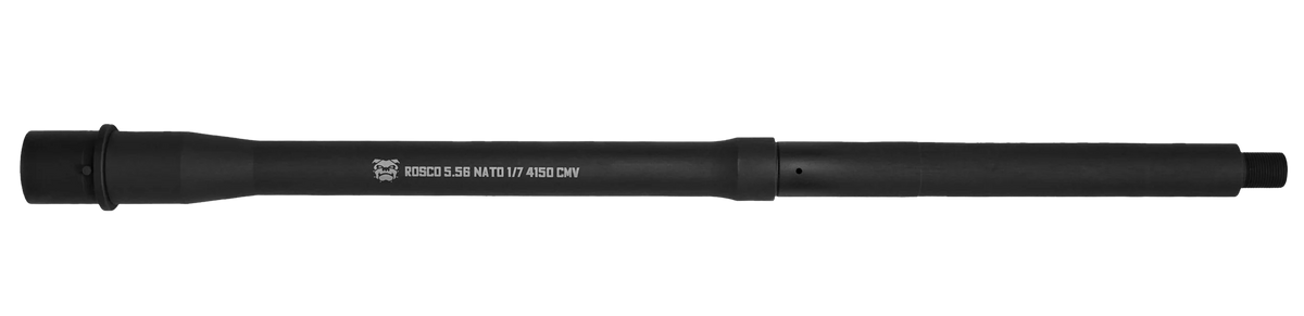 Rosco Manufacturing Stray Dog AR-15 5.56 NATO 16" Mid-Length 1:7 Barrel - Black Phosphate