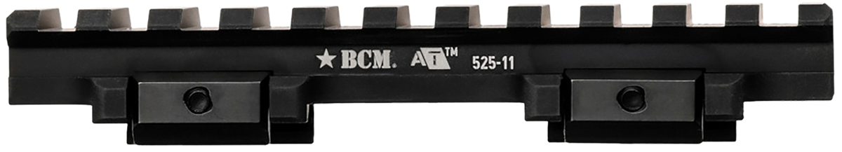 BCM A/T Optic Riser 525-11 4.5" 11-Slot Picatinny Mount - Black Anodized
