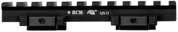 BCM A/T Optic Riser 525-11 4.5" 11-Slot Picatinny Mount - Black Anodized