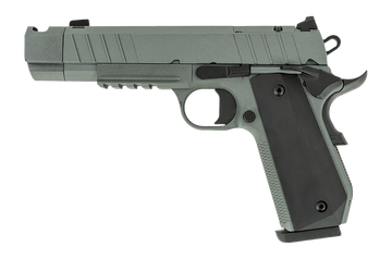 Tisas Arms 1911 Night Stalker Carry 45 ACP 4.25" 8+1 SAO Pistol - Gray Cerakote