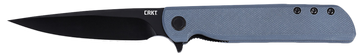 Columbia River CRKT 3801KN LCK+ 3.38" Folding Plain Edge 14C28N Steel Gray G10