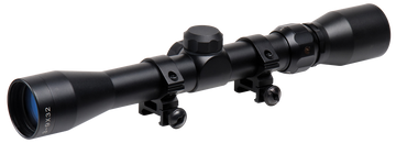 TruGlo Trushot 3-9x32mm 1\" Tube Duplex Reticle Rifle Scope w/ 3/8\" Dovetail Rings - Black Anodized