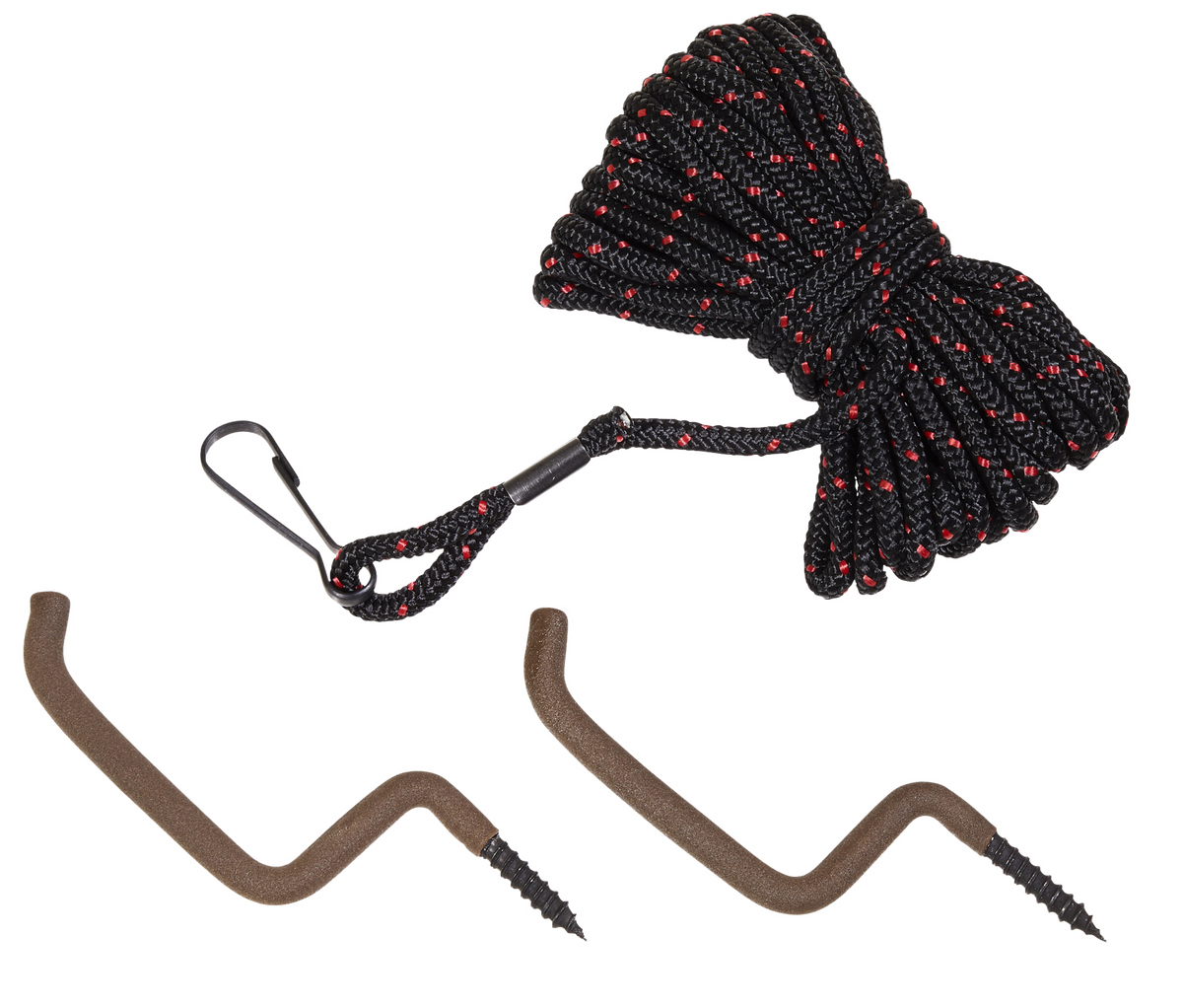 Allen 54 Bow & Gun Rope Treestand 20 ft Black/Red - 2 Hangers