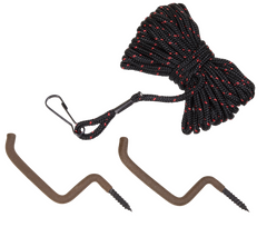 Allen 54 Bow & Gun Rope Treestand 20 ft Black/Red - 2 Hangers