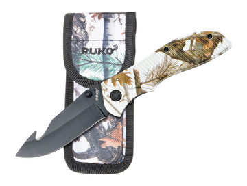 Ruko 106 Series Tundra 3.5" 440A Gut Hook Folding Knife