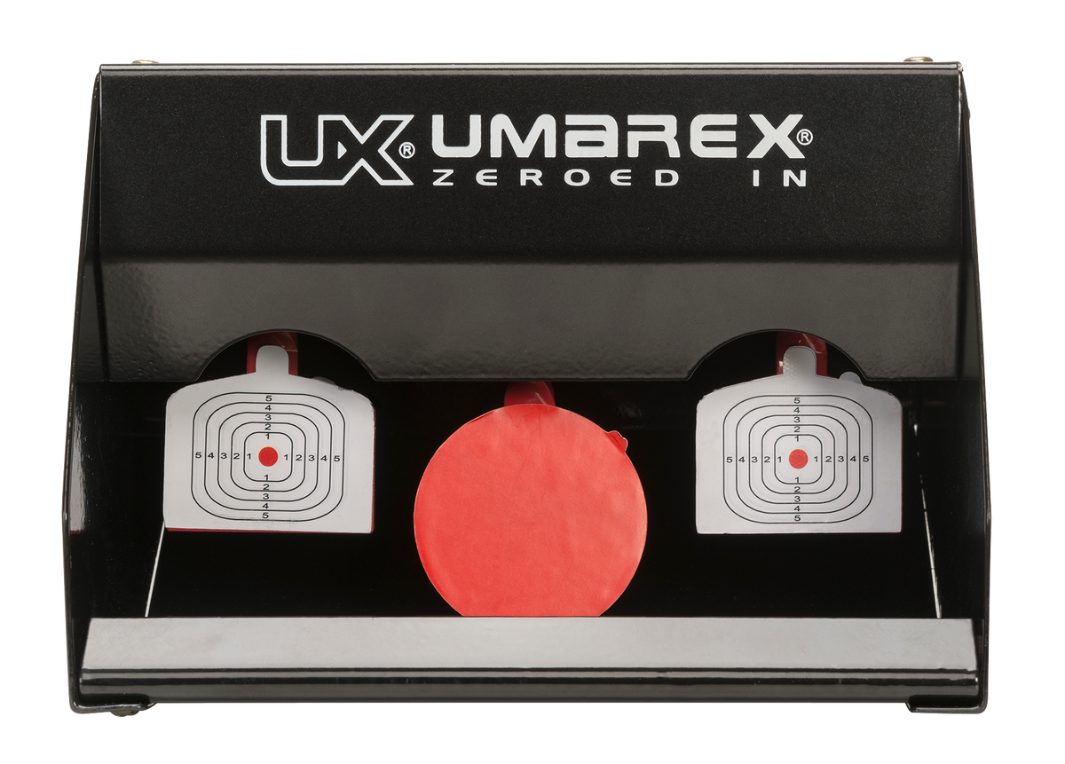RWS Umarex Trap Shot Re-Setable Steel Paddle Airgun Target - Red/White
