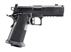 Alpha Foxtrot AF1911 Romulus Compact 9mm Luger 3.5" 20+1 Semi-Auto Pistol - Black DLC Threaded Compensated