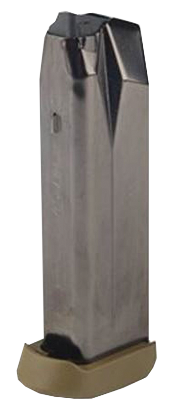 FN FNX-45 45 ACP 10-Rd Black/FDE Stainless Steel Pistol Magazine