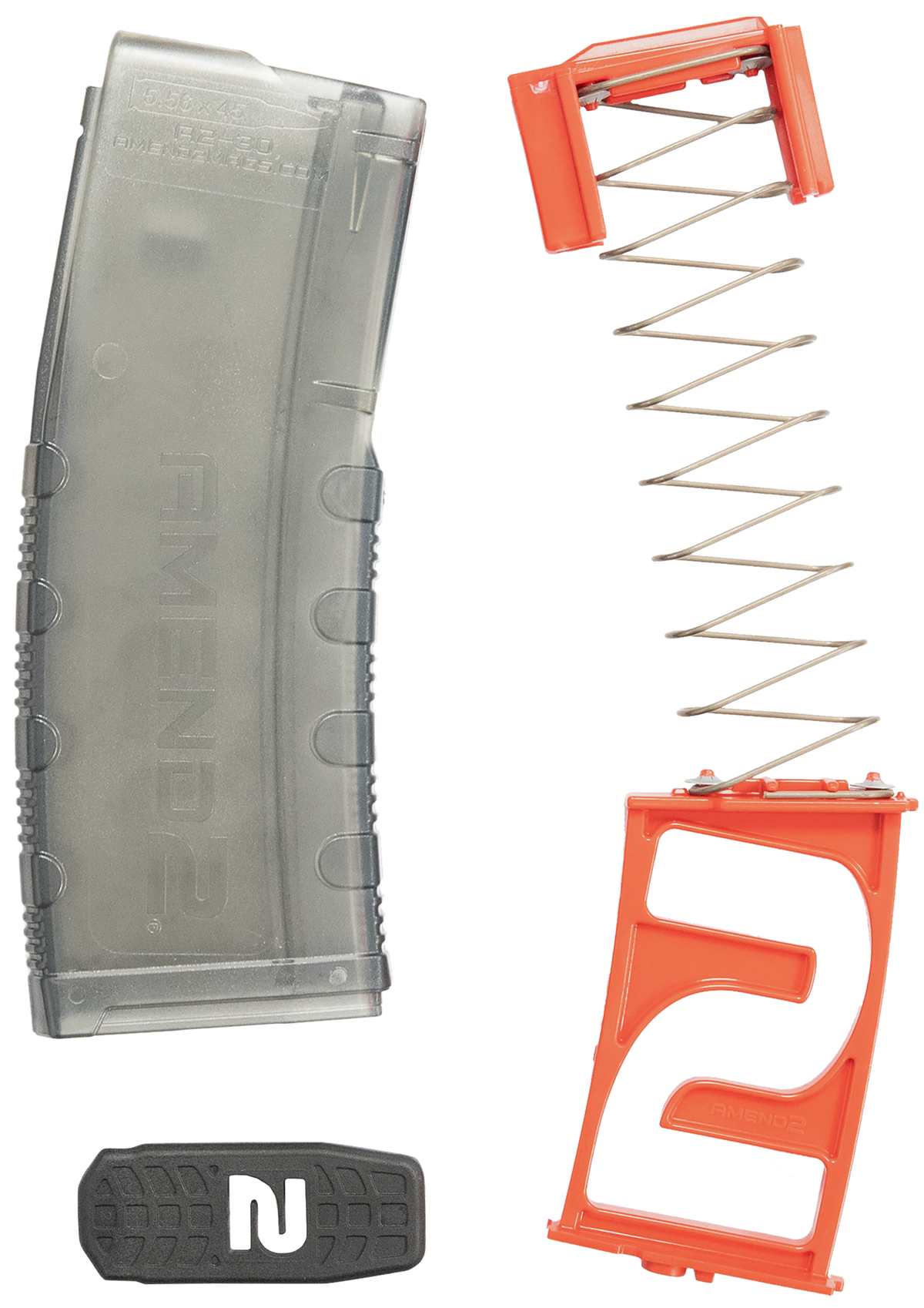 Amend2 MOD-C 5.56 NATO/.223 Rem 10rd AR-15 Smoke Polymer Magazine