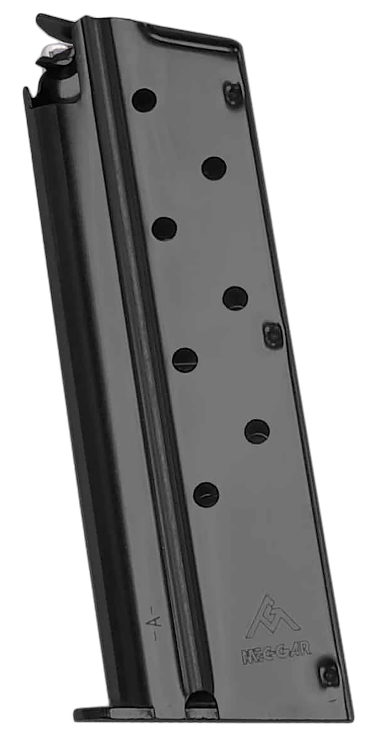 Mec-Gar 1911 Officer 9mm Luger 8-Rd Black Carbon Steel Magazine