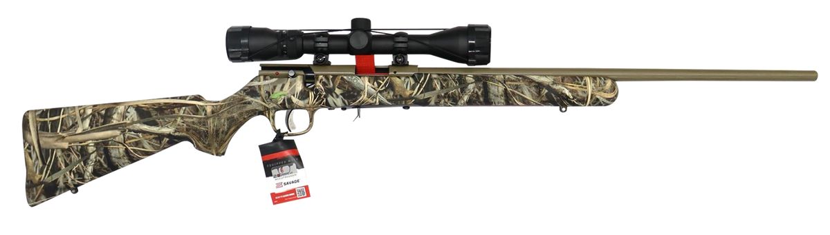 Savage 93 XP 17 HMR 21" 10+1 Bolt Action Rifle w/ 3-9x40mm Scope - Brush Camo