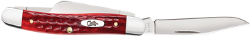 Case Medium Stockman 3-Blade 2.57"/1.88"/1.71" Folding Knife - Pocket Worn Old Red Bone