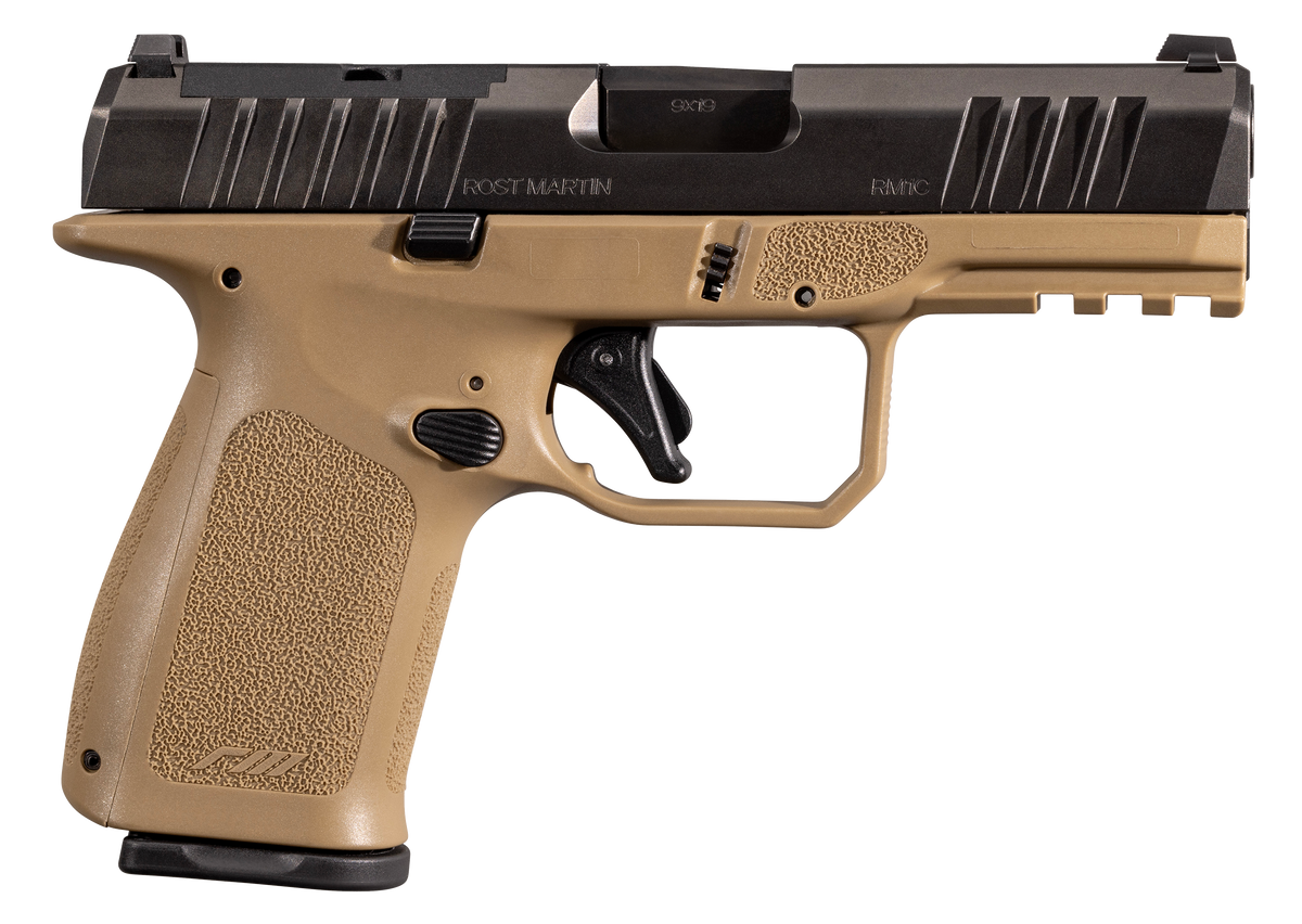 Rost Martin RM1C 9mm Luger 4" 10+1 Striker-Fired Pistol - FDE Frame - CA Compliant