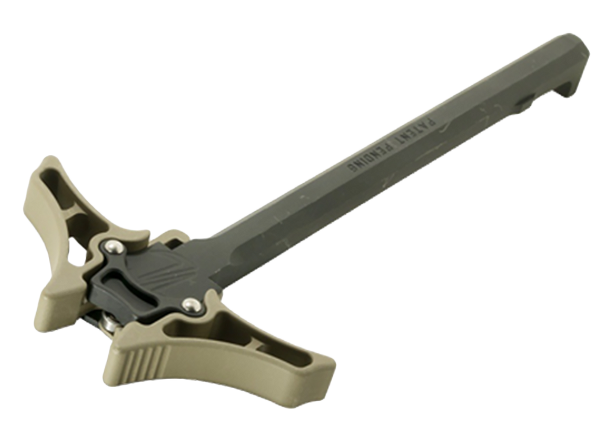 Timber Creek Outdoors Enforcer AR-10 Ambidextrous Charging Handle - Flat Dark Earth Billet Aluminum