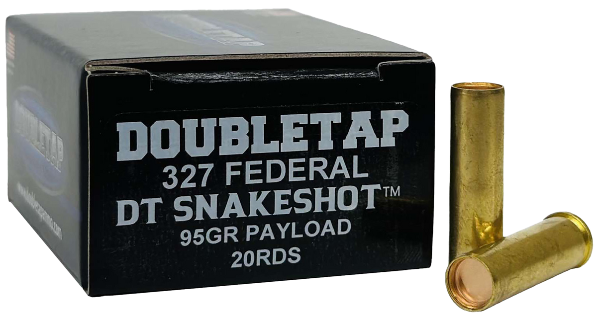 DoubleTap Ammunition Snake Shot 327 Federal Mag 95gr #9 Shot 20-Rd - Box or Case